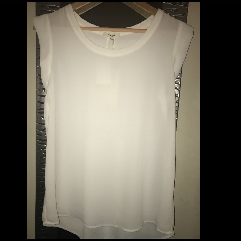 Plain white blouse